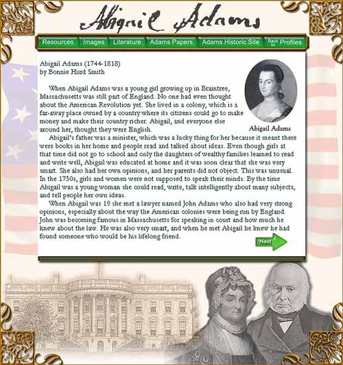 Woman of the Month: Abigail Adams image